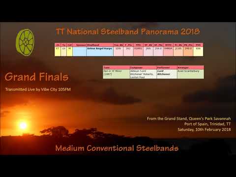 Pano Finals Medium 2018 - Arima Angel Harps SO - Pan in ‘A’ Minor (1987) (Arr Aviel Scanterbury)