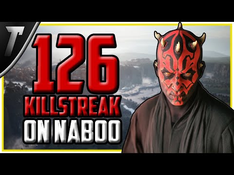 Star Wars Battlefront 2 Darth Maul 126 Killstreak (Naboo)