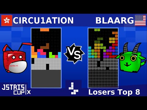 Jstris Cup X - Blaarg Vs. Circu1ation - Losers Top 8