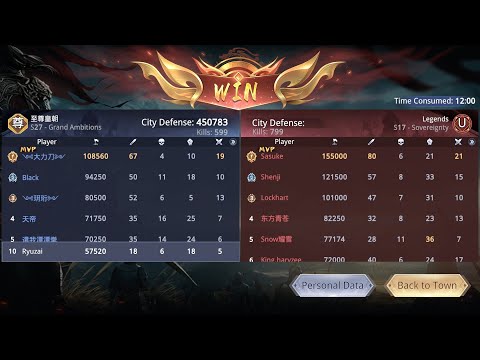 Guild War 16 September 2023 Session 14 - S27 至尊皇朝 vs S17 Legends - Dynasty Legends 2