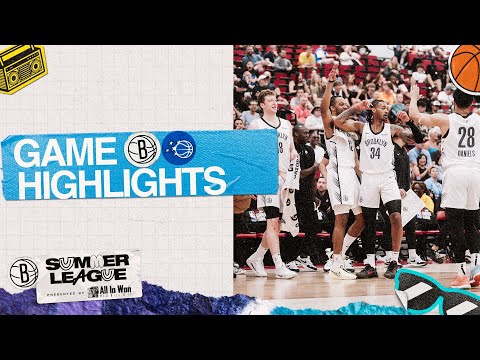 HIGHLIGHTS: Egor Dëmin & Danny Wolf Lead Nets to First Summer League Win