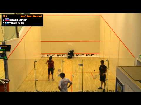 European Team Squash Championships 2015 Court 6 Day 2