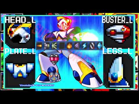 Mega Man Maverick Hunter X - All Upgrade 100%