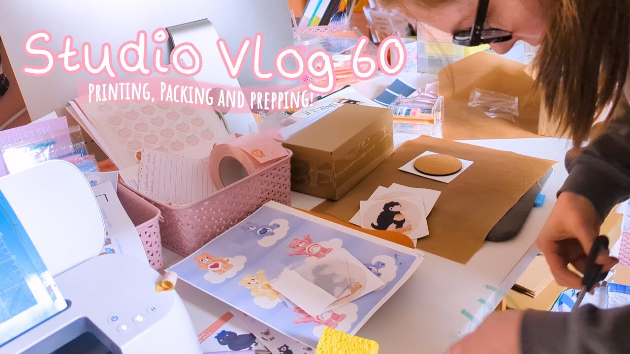 Studio Vlog 60 - Printing, packing and prepping!