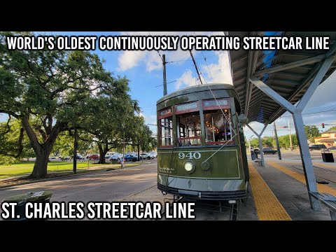 Riding The St. Charles Streetcar Line | New Orleans, LA