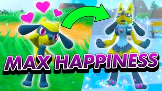 How to get Max Happiness FAST in Pokemon Scarlet and Violet