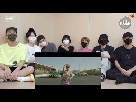 BTS react Jhope & Becky G - Chicken Noodle Soup mv