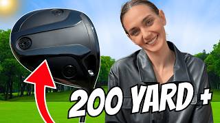 She Hits This NEW FORGIVING Driver MILES!
