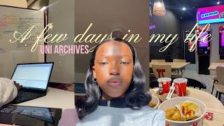 A few days in my life | Surviving Uni | Study with me | Productive Uni days | Attending lectures