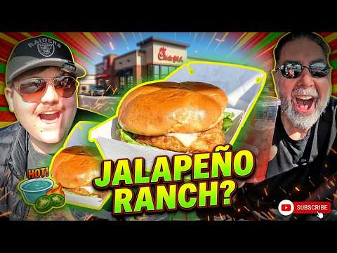 Trying Chick-fil-A’s NEW Jalapeño Ranch Club Chicken Sandwich + Strawberry Hibiscus Sprite!