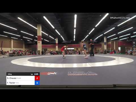 53 Kg Rr Rnd 1 - Samara Chavez, Team Tornado Wrestling Club Vs Felicity Taylor, Titan Mercury Wres