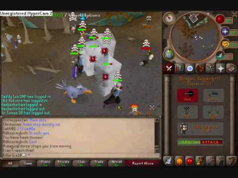 [Runescape Pvp] Killer Ice10 - Pvp Vid 1 Pk Worlds Dragon Claws/SS/dharok/whip