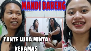 Download lagu mandi bareng,tante luna manjanya minta dikeramasin,||dan makan malem bareng|| mp3