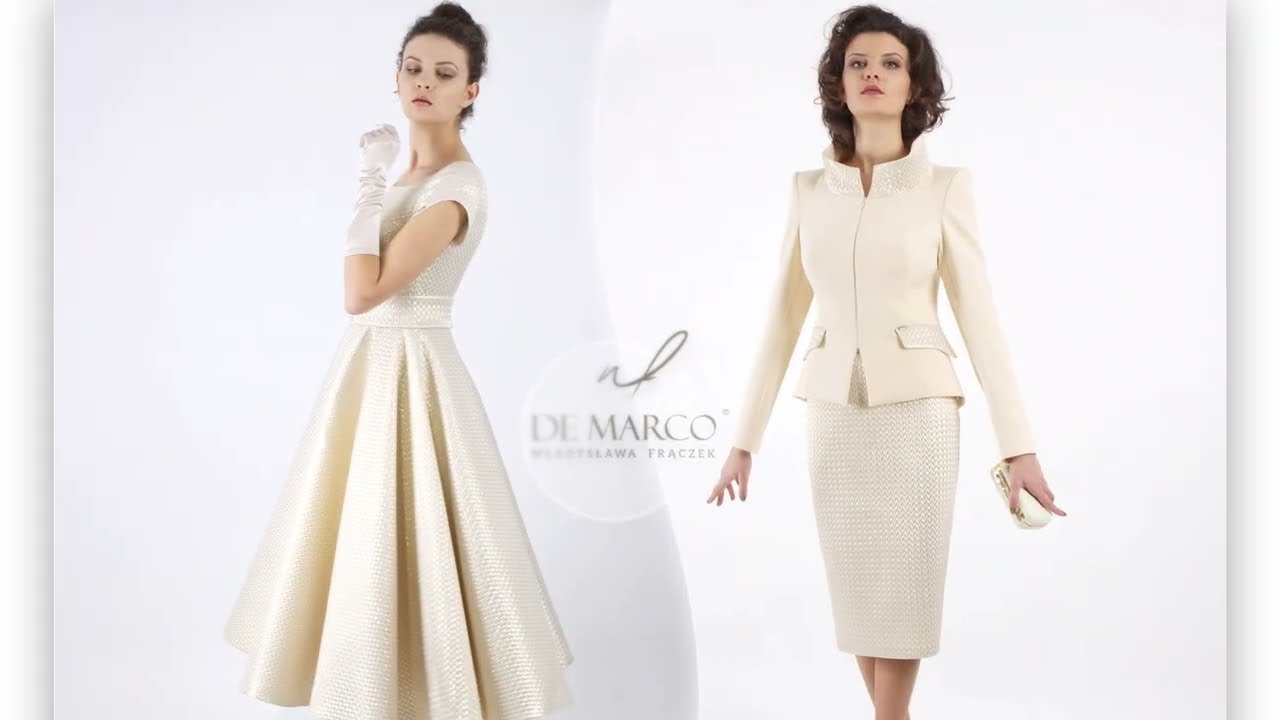 Watch Ekskluzywne garsonki i sukienki dla matki weselnej od polskiej projektantki z De Marco now Ekskluzywne garsonki i sukienki dla matki weselnej od polskiej projektantki z De Marco