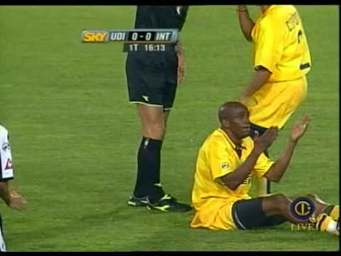 espulsione di Luciano in Udinese-Inter