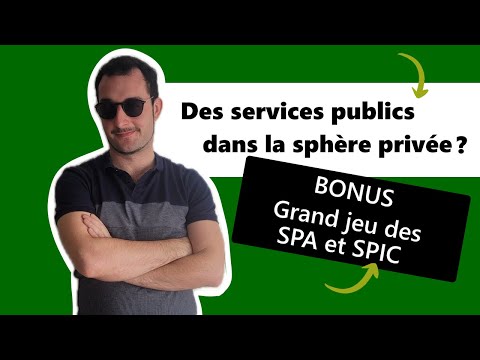 Public services in the private sphere? BONUS: The great game of SPAs and SPICs!