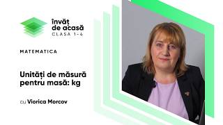"Unități de măsură pentru masă: kg"