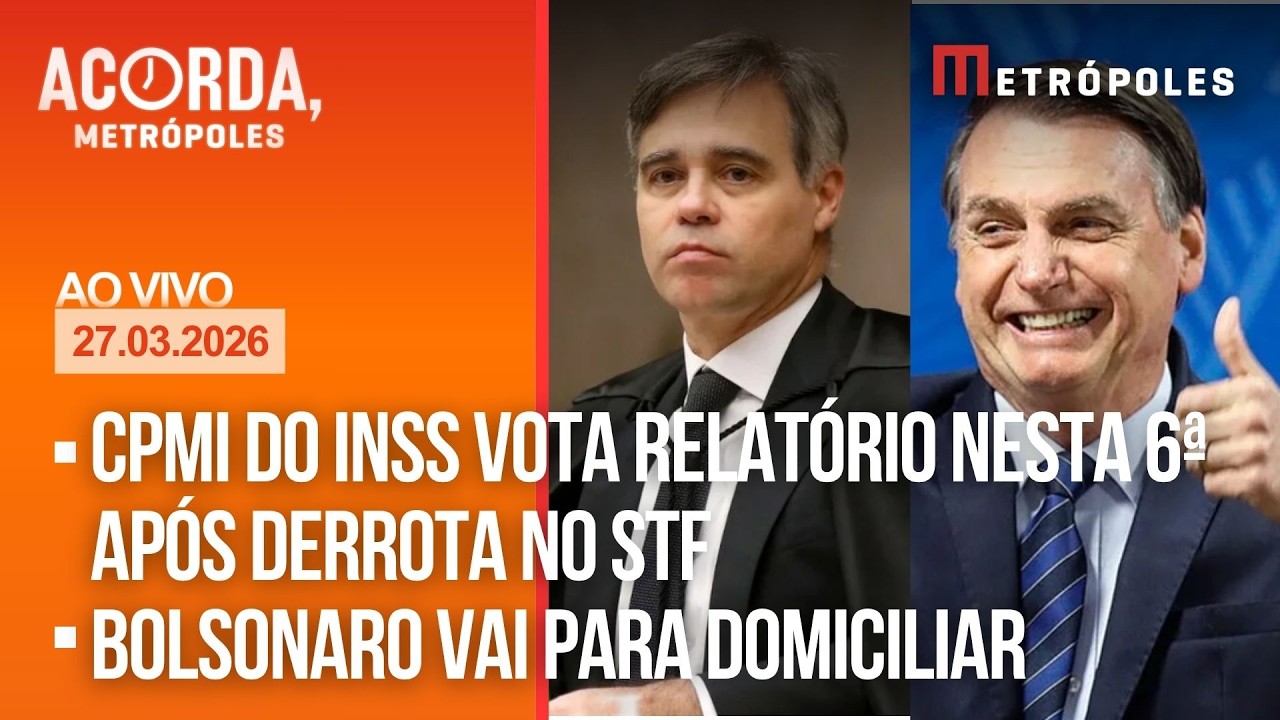 AO VIVO: CPMI do INSS reage após derrota no STF / Jair Bolsonaro deixa hospital para domiciliar