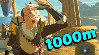 What happens when 1000 Meters for Bird-Man Research is Achieved (Zelda: Breath of the Wild)