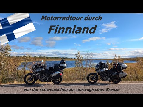 Motorradtour in Finnland, unterwegs zum Nordkap mit dem Motorrad, Biking in Finland