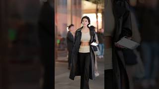 beautiful girl street fashion outfits style #tiktok #chinesefashion #mejoresstreetfashion #shorts