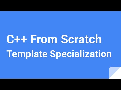 C++ From Scratch: Template Specialization