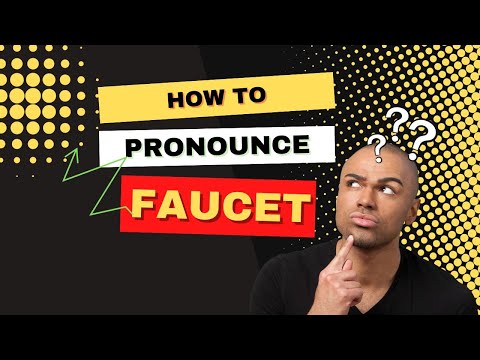 How to pronounce faucet? #englishvocabulary