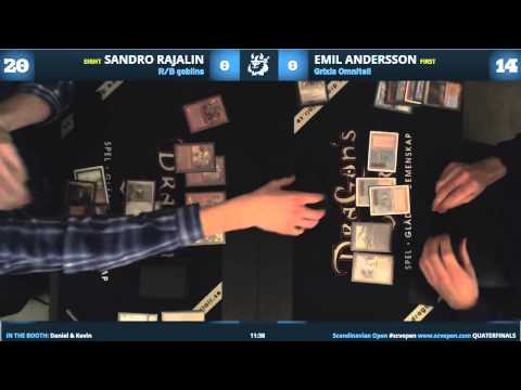 SCV#4 Legacy - Quarter Final - Sandro Rajalin (R/B Goblins) vs (Grixis Omnitell) Emil Andersson