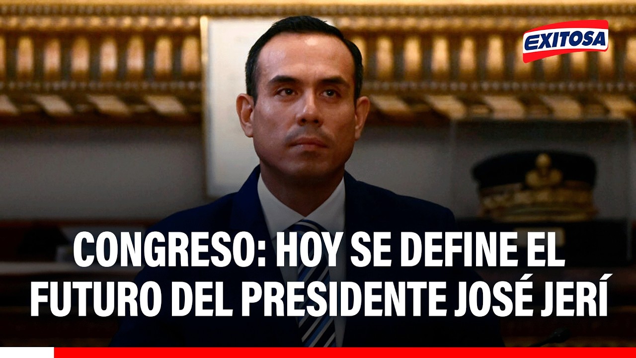 🔴🔵 Congreso: Hoy se define el futuro del presidente José Jerí en un pleno extraordinario