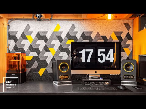 Felt Panels for Desk Setup - Loft Bed // Work Space - Ep.9