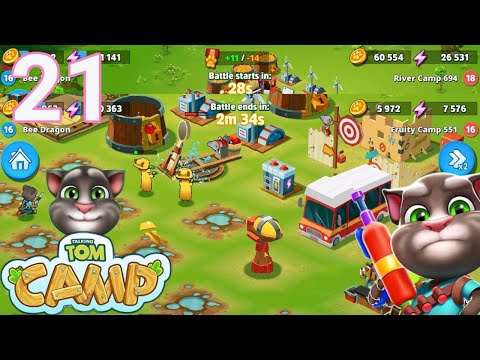 Angela Did A Scam With Me Tom camp | Talking Tom Camp - Gameplay Part 21  (iOS, Android)
