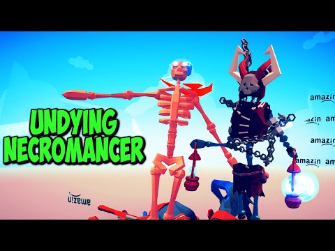 💀Undying Necromancer vs EVERY FACTION - Totally Accurate Battle Simulator TABS