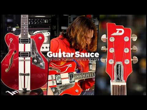 Duesenberg The Alliance Series Mike Campbell II Crimson Red Hollow Body Signature (Cod.1132) image 11