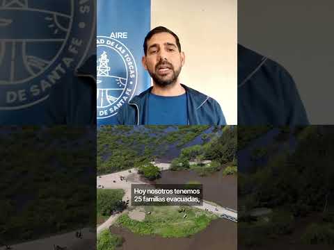 CRECIDA DEL RÍO PARANÁ: 25 familias fueron EVACUADAS en Las Toscas