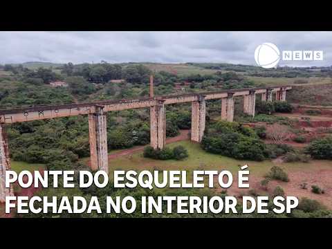 Acesso à Ponte do Esqueleto é fechado após morte de jovem em salto de rope jump