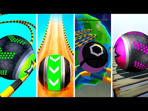 Going Balls vs Sky Ball Jump vs Action Balls vs Rollance - All level gameplay Android, IOS