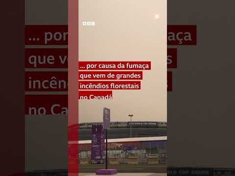 Estádio da final da Copa é ‘engolido’ por fumaça de incêndio florestal no Canadá