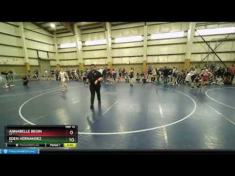122 Lbs Champ. Round 1 - Annabelle Begin, UT Vs Eden Hernandez, CA Ffac