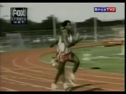 4x100m  Carl  Lewis  LAST  CAREER  RUN  ( Marsh , Burrell,  Herard  AND LEWIS ) Huston 1997.
