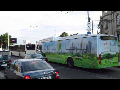 Autobuz electric BYD (IF 01 BYD) Tineretului pe linia 381 RATB
