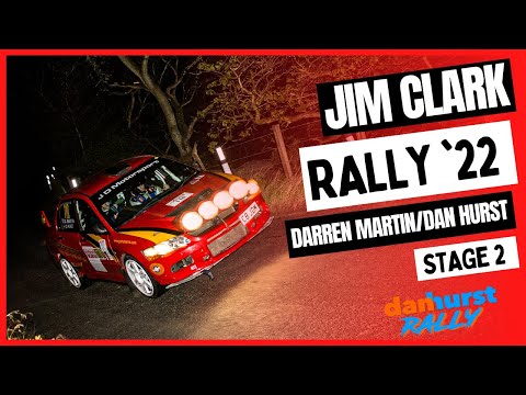 Jim Clark Rally 2022 | SS2 | Mitsubishi Evo 9 | Darren Martin/Dan Hurst