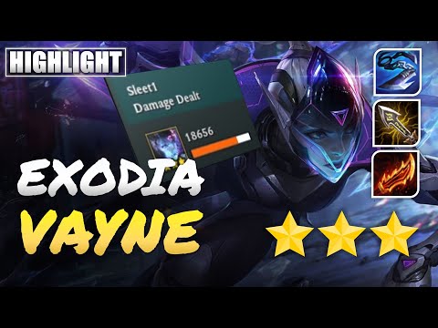 ⭐⭐⭐ 3-STAR VAYNE CARRIED ME HARD | Cybernetic Chrono Snipers | Teamfight Tactics 10.12