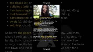 Chuyến đi một mình đầu tiên - Danielle Marsh #solotrip #ielts