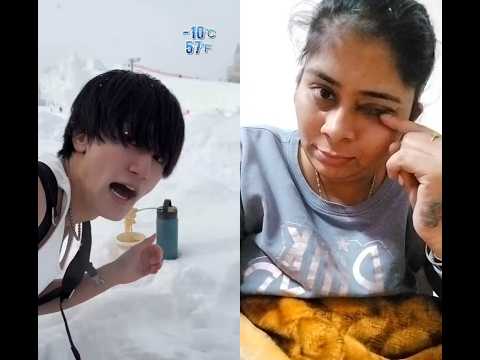 I risked my life in a frozen experiment 🥶🥶🥶#trending #comedy#reaction#crowdfire#crowdpleaser#shorts