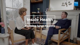 <p>Watch in 8 mins</p><p class="f18">Keeping lungs healthy | Inside Health</p>