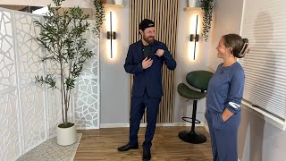 COOFANDY Men's Classic Fit Suit Set - Perfect for Weddings &