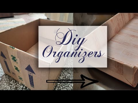 Easy DIY | Organizers From Waste Carton Boxes |Yashree