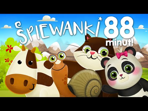Zestaw pięknych 🐶bajek 🐌śpiewanek - Śpiewanki - piosenki dla dzieci 🐼 - 88 minut!