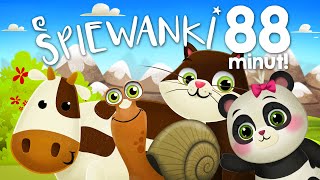 Zestaw pięknych 🐶bajek 🐌śpiewanek - Śpiewanki - piosenki dla dzieci 🐼 - 88 minut!
