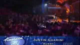 american idol song - &quot;sunny&quot; - justin guarini